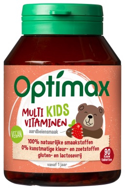 Optimax Enfant multi fraise 90comp PL126/74